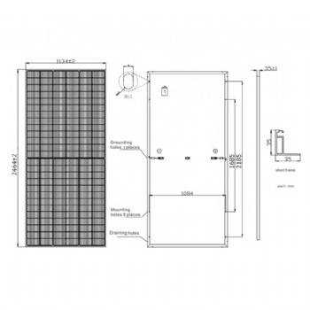 PERC 600W Solar Panel