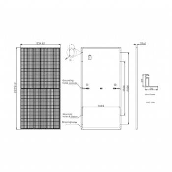 PERC 550W Solar Panel