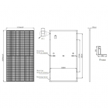 PERC 500W Solar Panel